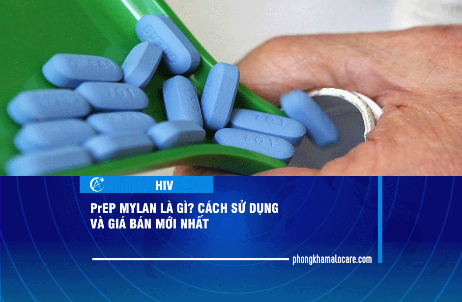 Thuốc dự phòng HIV PrEP Mylan 300mg/200mg.